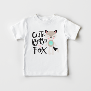 Cute Baby Fox - Hipster Fox Toddler Shirt