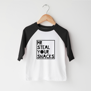 Mr Steal Your Snacks Toddler Shirt - Funny