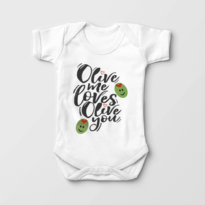 Olive Me Loves Olive You Baby Onesie - Cute