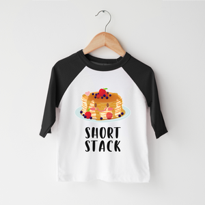 Short Stack Kids Shirt - Funny Pancakes Toddler Shirt