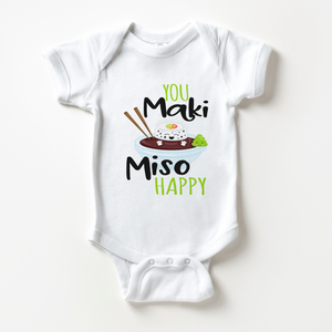 You Maki Miso Happy Baby Onesie - Funny Sushi Bodysuit