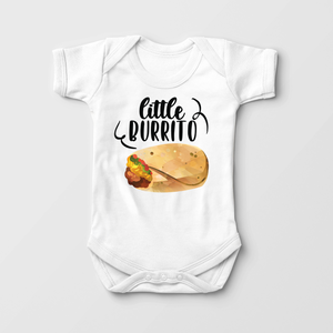 Little Burrito - Funny Taco Burrito Baby Onesie