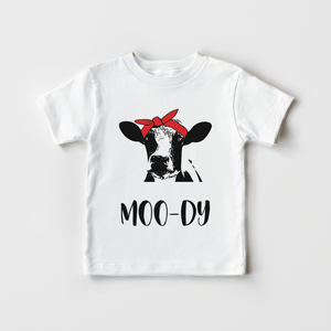 Moo-Dy - Cute Cow Farm Toddler Shirt