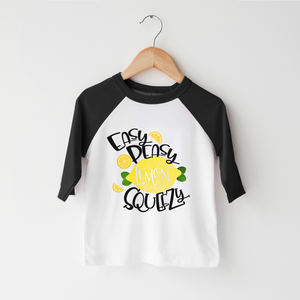 Easy Peasy Lemon Squezy - Cute Toddler Shirt