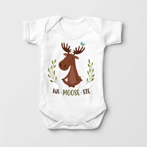 Na-Moose-Ste Baby Onesie - Cute Moose Onesie