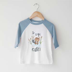 So Dam Cute Kids Shirt - Funny Beaver Toddler Shirt
