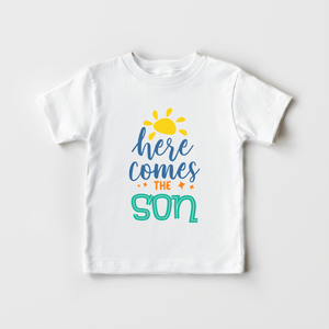 Here Comes The Son Kids Shirt - Cute Summer Toddler Shirt