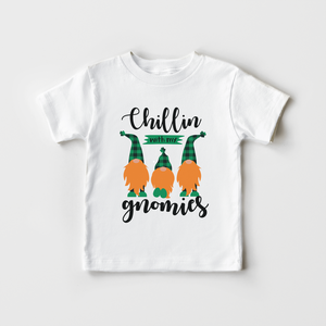 Chillin' With My Gnomies - Buffalo Plaid Toddler Shirt
