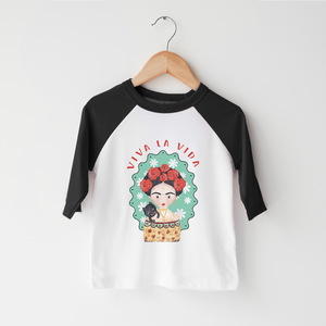 Frida Toddler Shirt -  Viva La Vida Feminism Girls Shirt