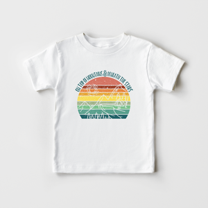 Little Camper Shirt - On Tops Of Mountains And Beneath The Stars - Adventure Toddler Shirt