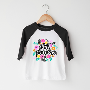 Girl Power Toddler Shirt - Cute Empowerment Girls Shirt