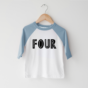 Fourth Birthday Boy Graphic Shirt - Four Year Old Birthday Shirt