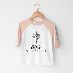 Little Wildflower Shirt - Boho Wildflower Toddler Shirt
