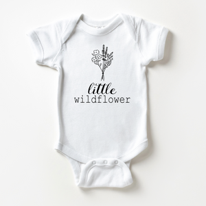 Little Wildflower Onesie - Boho Wildflower Baby Onesie