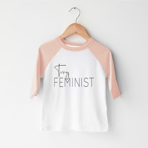 Tiny Feminist Toddler Shirt - Activist Kids Shirt
