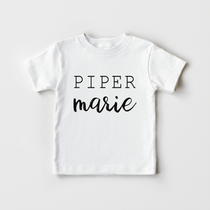 Personalized Name Toddler Shirt - Trendy