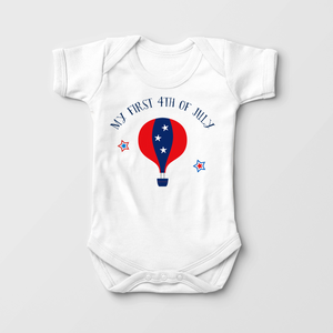 My First Fourth Of July Baby Onesie - Cute