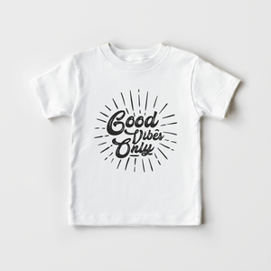 Good Vibes Only Shirt - Cute Summer Toddler Shirt