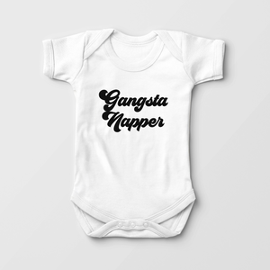 Gangsta Napper Shirt - Cute Hipster Toddler Shirt