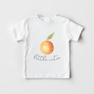 Little Cutie Kids Shirt - Cute Orange Toddler Tee