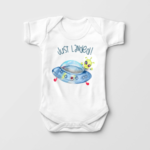Just Landed Baby Onesie - Cute Aliens Take Home Baby Onesie