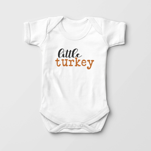 Little Turkey Baby Onesie - Thanksgiving Onesie