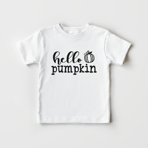 Hello Pumpkin Shirt - Cute Fall Toddler Shirt