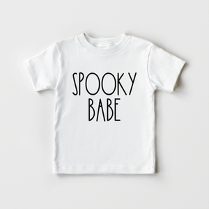 Spooky Babe Toddler Shirt - Modern Halloween Kids Shirt