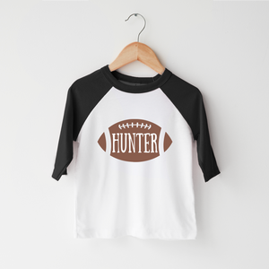 Personalized Football Name Toddler Shirt - Cute