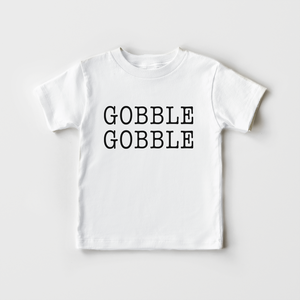 Gobble Gobble Toddler Shirt - Cute Minimalist Thanksgiving Kids Shirt