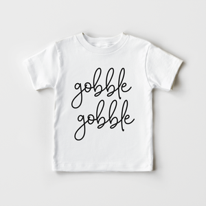 Gobble Gobble Kids Shirt - Cute Thanksgiving Toddler Shirt