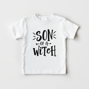 Son Of A Witch Toddler Shirt - Funny Halloween Kids Shirt