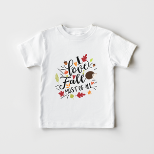I Love Fall - Fall Toddler Shirt