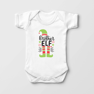 Brother Elf Baby Onesie - Cute Chirstmas Elf Onesie