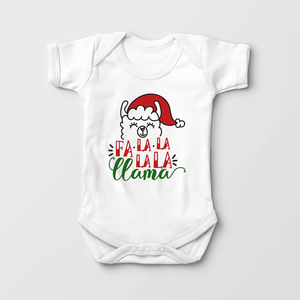 Fa La Llama Baby Onesie - Funny Christmas Bodysuit