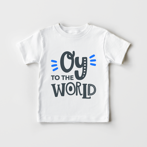 Hanukkah Toddler Shirt - Oy to the World