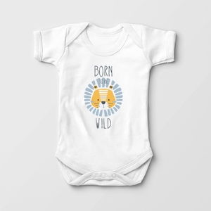 Born Wild - Cute Lion Baby Onesie