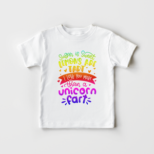 I Love You More Than Unicorns Kids Shirt - Cute Valentines Day Toddler Shirt
