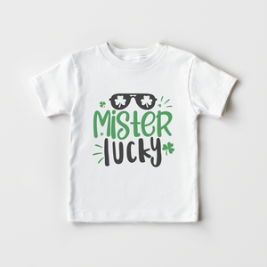 Mister Lucky Kids Shirt - St Patricks Day Toddler Boy Shirt