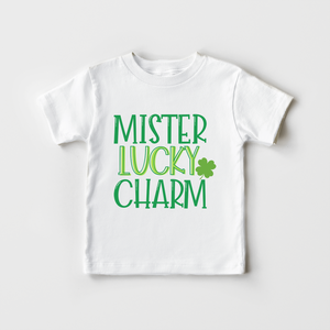 Mister Lucky Charm Kids Shirt - St Patricks Day Toddler Boy Shirt