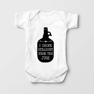 Drink From The Jugs - Funny Brewery Baby Onesie