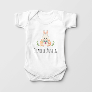 Personalized Bunny Unisex Onesie - Cute Easter Onesie