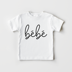 Schitt's Creek Bebe - Funny Kids Shirt - Cursive