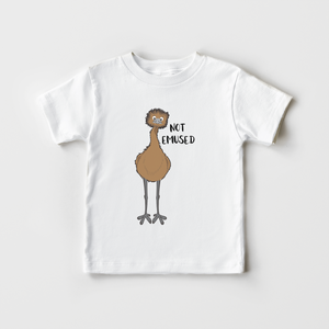 Not Emused Toddler Shirt - Funny Animal Kids Shirt