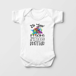 Oh Snap! I'M Going To Be A Big Brother Baby Onesie - Cute Pregnancy Annoucement Onesie