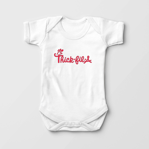 Thick-Fil-A Baby Onesie - Funny Bodysuit