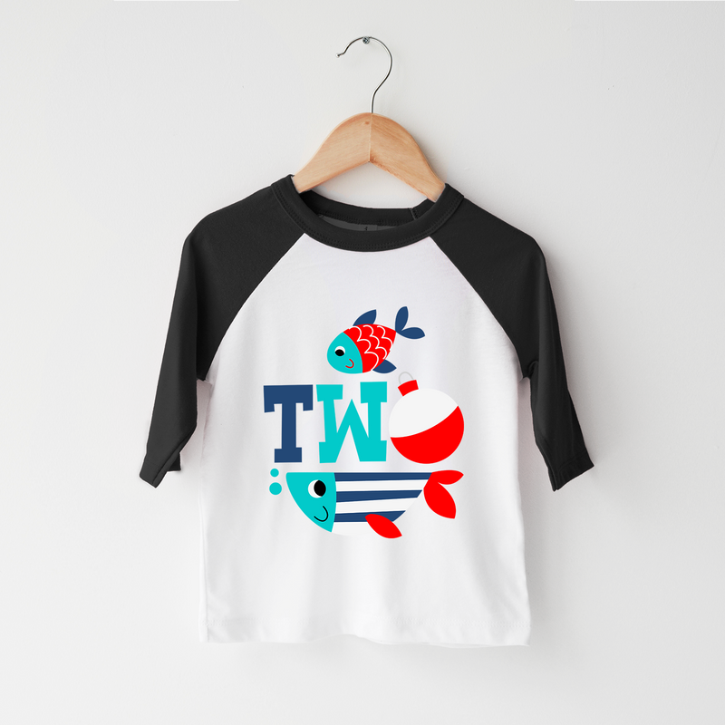 Second Birthday Boy Shirt - Fishing Themed Shirt – PintSizedApparel