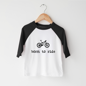 Born To Ride Toddler Shirt - Cute Bicycle Shirt