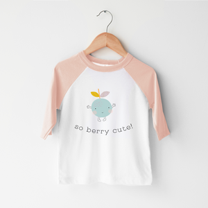 So Berry Cute Kids Shirt - Cute Fruit Girls Shirt