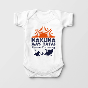 Hakuna Ma's Tata's Baby Onesie - Funny Breastfeeding Onesie